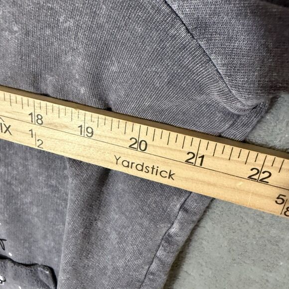 Ali Miles Women L Winter Dogs Print Top Christmas Tree Sweater 3/4 Sleeves Gray - Picture 7 of 9